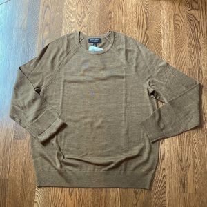 Banana Republic Factory Merino Wool Sweater Mens Size Large Brown
